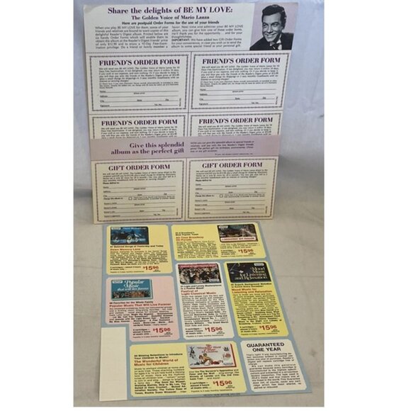 Mario Lanza Be My Love (Vinyl, 1968, 6x LP) Reader's Digest RDA 73-A NM Box Set - Picture 11 of 12